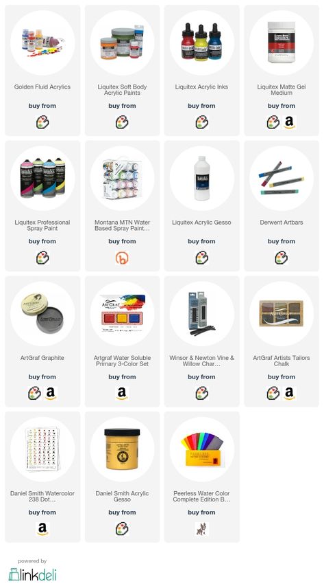 Often I get asked what supplies I use and what my favorite supplies are. Find a list of the supplies in different categories that I use over and over again in my paintings and art journaling. Journal Materials List, Art Mediums List, Painting Materials Art Supplies, Drawing Materials Art Supplies, Art Materials Drawing, Art Materials List, Messy Notes, Artist Accessories, Painting Gift Ideas