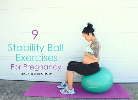 Here’s a fun and challenging home workout you can do with a fitness ball. You can get your own fitness ball for cheap here. I highly recommend one for everyone as they are amazing for pregnancy and beyond! Ball Squats Calf Raises on Ball Tricep Push Outs on Ball Split Lunges on Ball Modified Ball Read more. Pregnancy Yoga Ball, Exercises For Pregnant Women, Prenatal Fitness, Diary Of A Fit Mommy, Stability Ball Exercises, Fitness Ball, Stability Exercises, Ball Workout, Pregnancy Info