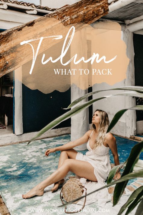 Looking for the perfect Tulum packing list? In this guide, I share everything you need to pack for the perfect Tulum vacation, including tips and personal experiences. #Tulum Mayan Riviera Outfits, What To Pack For Tulum Mexico, Tulum Style, Tulum Packing List, Tulum Vacation, Tulum Outfits, Mayan Riviera, Tulum Mexico, Central America Travel