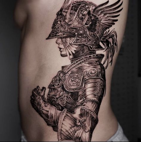 Female Knight Tattoo, Armour Tattoo, Dark Souls Tattoo, Female Warrior Tattoo, Horror Aesthetic, Medieval Tattoo, Knight Tattoo, Armor Tattoo, Fantasy Tattoos