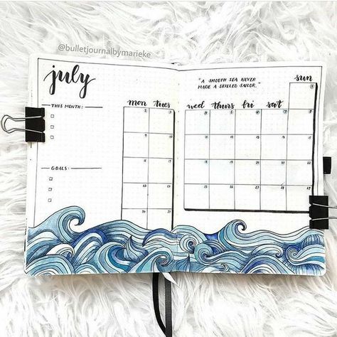 Bullet Journal Layout Ideas, Journal Layout Ideas, Bullet Journal Monthly Spread, Bullet Journal 2020, Bullet Journal Spreads, Bullet Journal 2019, Monthly Overview, Bullet Planner, Bullet Journal Mood