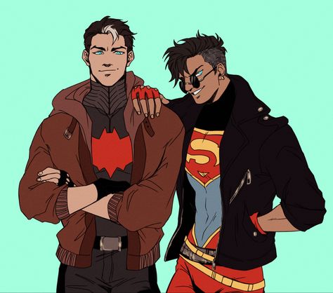 Superboy Young Justice, Conner Kent, I Am Batman, Univers Dc, Dc Comics Artwork, Dc Memes, Batman And Robin, Batman Family, Jason Todd