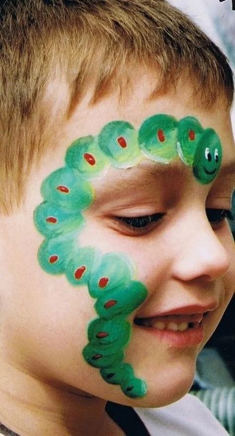 Halloween Face Painting Ideas, Kids Face Painting Easy, Easter Face Paint, Easy Halloween Face Painting, Halloween Face Painting, Face Painting Images, Easy Face Painting Designs, Animal Face Paintings, Bodysuit Tattoos