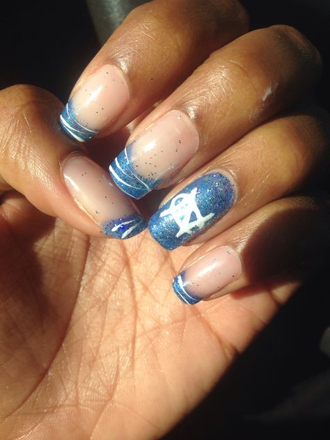 UNC nails North Carolina Nails, Unc Nails, Unc 5, Unc Tarheels Tattoo Ideas, Unc Chapel Hill Acceptance, Unc Chapel Hill Aesthetic, Basketball Nails, Argyle Nails, College Nails