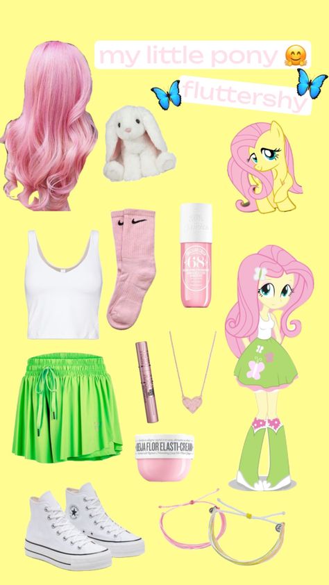 Pony Costume, Fluttershy Human, Flutter Shy, My Little Pony Costume, Movie Inspired Outfits, Halloween Inspo, Fluttershy, Character Outfits, Animated Characters