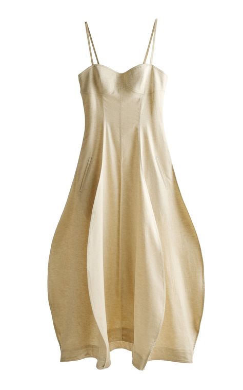 Cocoon-Shaped Maxi Dress By Gia Studios | Moda Operandi Western Style Outfits, Fashion Details, Daily Inspiration, Moda Operandi, Western Fashion, Fashion Collection, Tank Top Fashion, New Dress, Fashion Inspo