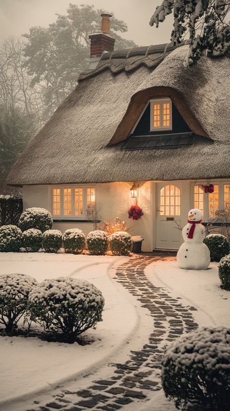 Building Snowman Aesthetic, Elegant Pictures, January Aesthetic, Lorna Doone, Winter Collage, Coming Home For Christmas, Fairytale Houses, Coupons For Boyfriend, Christmas Gingerbread House