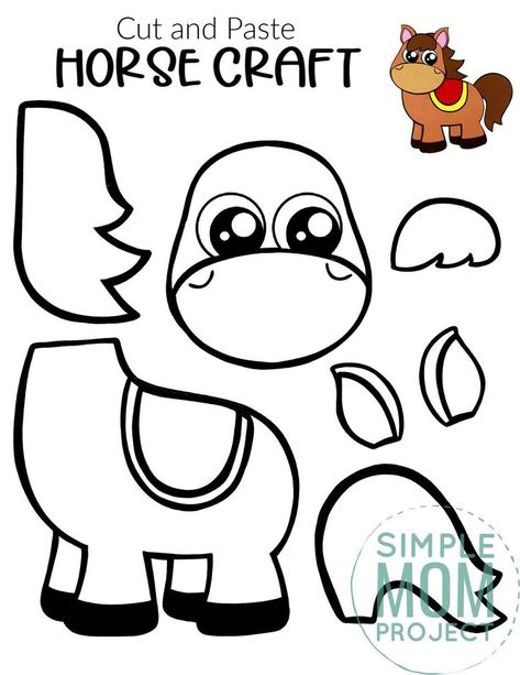 Children Will Love These Free Disney – Coloring Kids - Coloring B88 Letter H Horse Craft Template, Printable Horse Template, Horse Crafts Preschool, Horse Head Template Free Printable, Farm Animal Templates Free Printable, Horse Crafts For Toddlers, Horse Craft Preschool, Horse Craft For Toddlers, Horse Template Free Printable