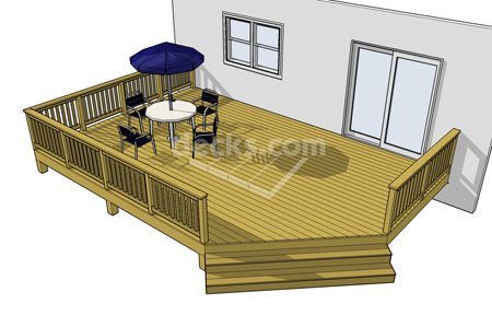 Free Deck Plans, Corner Deck, Landscaping Around Deck, Outdoor Deck Decorating, Deck Plan, Low Deck, Deck Layout, Patio Deck Designs, Deck Designs Backyard