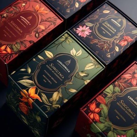 ✅⬆️ Packaging Design ⬆️ CLICK LINK ⬆️ . Leaf Packaging Design, Red Packaging, Luxury Box Packaging, Tea Package, Dry Fruit Box, Medicine Packaging, Perfume Box, Coffee Business, Brand Presentation Leaf Packaging Design, Floral Packaging Design, Tea Branding Design, Luxury Tea Packaging, Premium Tea Packaging, Green Tea Packaging, Luxury Box Packaging, Medicine Packaging, Tea Packaging Design