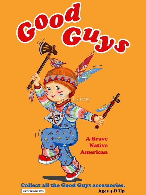 Good Guys - Native American - Child's Play - Chucky by RG-Love Child's Play Movie, Chucky Movies, Chucky Horror Movie, Native American Children, Childs Play Chucky, Chucky Doll, Ipad Snap, Nostalgic Images, Horror Movie Icons