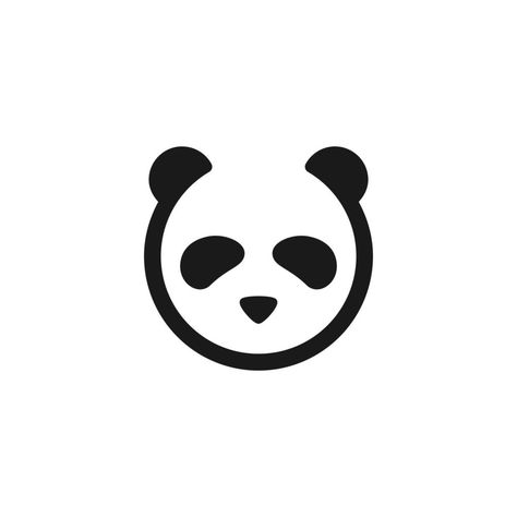 Panda Head Drawing, Panda Face Drawing, Panda Head, Panda Face, Head Drawing, Face Drawing, All About Fashion, Vector Art, Clip Art