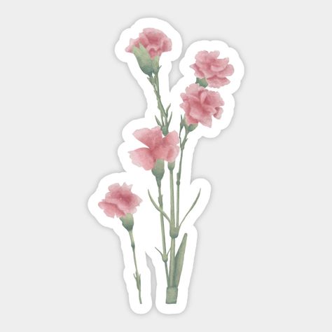 Pink flower design -- Choose from our vast selection of stickers to match with your favorite design to make the perfect customized sticker/decal. Perfect to put on water bottles, laptops, hard hats, and car windows. Everything from favorite TV show stickers to funny stickers. For men, women, boys, and girls. Flower Sticker Printable, Pink Graphic Design, Pink Flower Sticker, Graphic Design Stickers, Pink Scrapbook, Sticker Printable, Cute Laptop Stickers, Design Stickers, Stickers Aesthetic