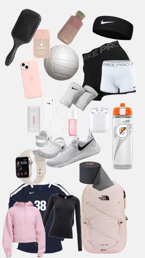 Netball Outfits, Vollyball Outfits, Volleyball Bag, Cute Sporty Outfits, Volleyball Inspiration, Volleyball Workouts, Teen Trends, Volleyball Training, Cute Workout Outfits