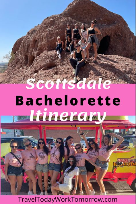 Bachelorette Party In Arizona, Scottsdale Bachelorette Hike, Scottsdale Vacation Outfits, Bachelorette Party After The Wedding, Scottsdale Bachelorette Party Airbnb, Bachelorette Itinerary Scottsdale, Bachelorette Party Themes Arizona, Bachelorette In Scottsdale Az, Scottsdale Bachelorette Itinerary