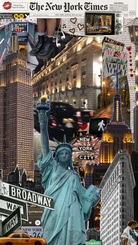 #newyork #newyorkcity #newyorkaesthetic #moodboard #america #aesthetic #aestheticboard #bigapple #city #cityaesthetic New York Collage, America Aesthetic, Nyc Wallpaper, Collage Moodboard, Aesthetic Nyc, New York Wallpaper, Moodboard Aesthetic, Nyc Girl, Wallpaper Collage