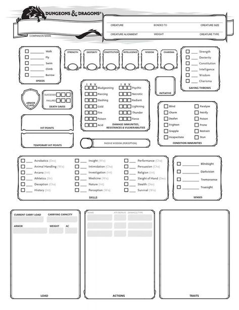 Dnd Companion Sheet, Dnd Animal Companion Sheet, Dm Notes, Tiefling Female, Dungeons And Dragons Rules, Dungeons And Dragons Adventures, Dnd Character Sheet, Dm Screen, Character Sheet Template