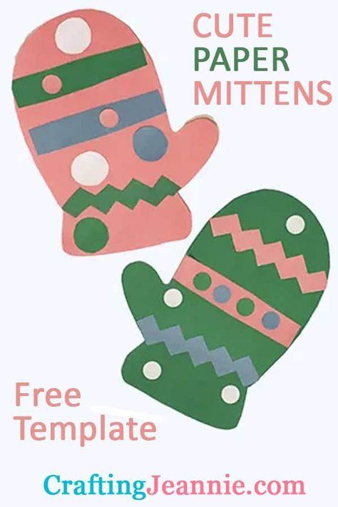 Preschool Winter Craft, Mitten Template, Mitten Craft, Forest Activities, Mittens Template, Clothes Study, Classroom Preschool, Preschool Winter, Teacher Art