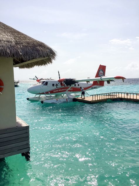 Seaplane Maldives, Sea Planes, Amphibious Aircraft, Bush Plane, Sea Plane, Float Plane, Aviation World, Waterfront Cottage, Full Time Travel