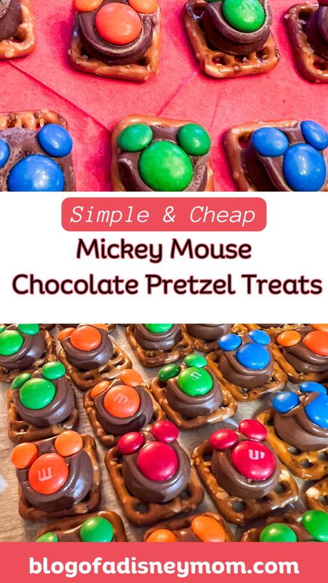 Simple and Cheap Mickey Mouse Chocolate Pretzel Treats Mickey Mouse Party Food, Mickey Mouse Treats, Mouse Chocolate, Pretzel Treats, Pretzel Shape, Gluten Free Brands, Themed Treats, Mickey Mouse Theme, Dairy Free Chocolate Chips