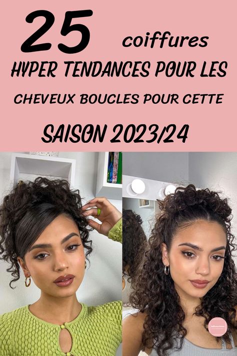 Le moyen idéal pour conserver la définition naturelle des boucles est de ne brosser que lorsque les cheveux sont humides, après les avoir lavés. Comme nous l'avons déjà souligné, les cheveux bouclés se peignent surtout lorsqu'ils sont mouillés pour ne pas défaire les boucles. À sec, vous pouvez utiliser un peigne à dents larges pour façonner les cheveux et séparer les boucles, même si en aucun cas il ne s'agira de démêler. Medium Curly, Medium Hair Styles, Easy Hairstyles, Coin, Texture, Hair Styles, Hair