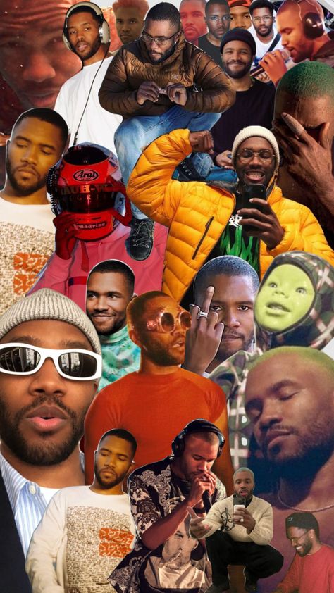 #frankocean #frank #collage #love Frank Ocean Collage, Rod Wave Collage, Wave Collage, Playlist Pics, Frank Ocean Poster, Frank Ocean Wallpaper, Pink Glitter Wallpaper, Rod Wave, Fav Music