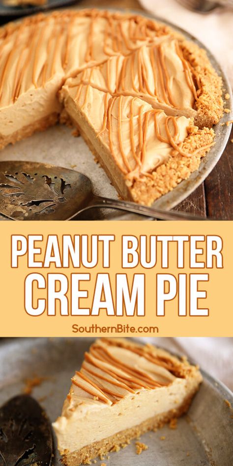 Light Peanut Butter Pie, Refrigerator Pies, Peanut Butter Pecan Pie, Peanut Butter Pies, Amazing Pies, Butterscotch Haystacks, Peanut Pie, Peanut Butter Cream Pie, Peanut Butter Cream