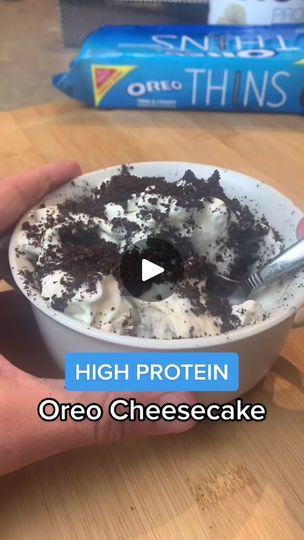 161K views · 819 reactions | High protein Oreo cheesecake #Recipe #easyrecipe #oreo #cheesecake #highprotein #Fitness #health
#reels #reelsinstagram #instagram #viral #explore | Stealth Health Life | Stealth Health Life · Original audio High Protein Oreo Cheesecake, Stealth Health Recipes, Protein Oreo, Stealth Health, Oreo Cheesecake Recipe, Low Cal Dessert, Macro Recipes, Macro Meals, Health Life