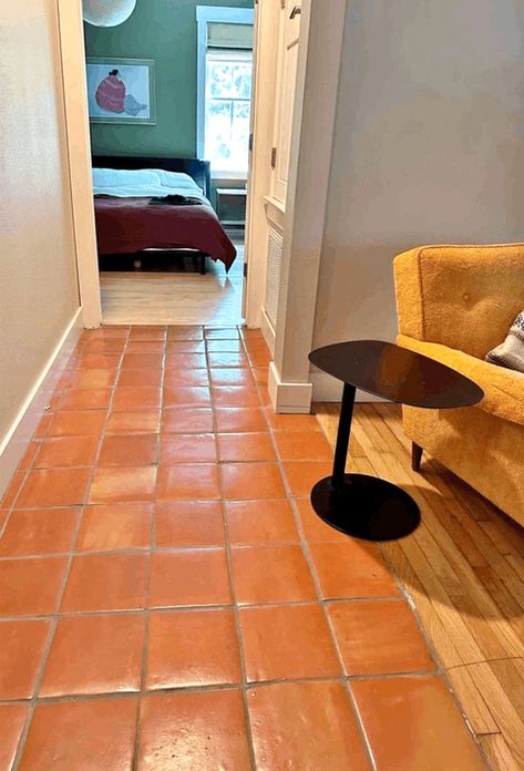 Traditional Terracotta Terra Cotta Floor Kitchen, Terra Cotta Kitchen Floor, Terra Cotta Floor Tile, Patio Floors, Terra Cotta Tile, Octagon Tile, Cotto Tile, Decorative Walls, Clay Imports