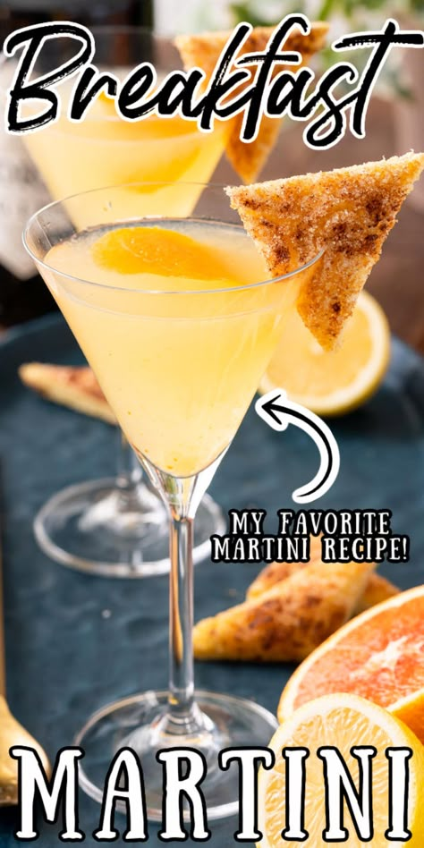 This Breakfast Martini is the perfect sipping cocktail that's sweet and citrusy while also being beautiful balanced and flavorful! via @sugarandsoulco Breakfast Martini Recipe, Diner Dash, Breakfast Martini, Blood Orange Cocktail, Desserts Easy Recipes, Breakfast Cocktails, Strawberry Mojito, Orange Cocktails, Cocktail Coffee