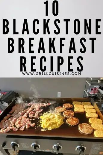 Blackstone Breakfast, Camping Recipes Breakfast, Griddle Cooking Recipes, Grill Breakfast, Morning Meals, Outdoor Cooking Recipes, Blackstone Grill, Cooking Stone, Flat Top Grill