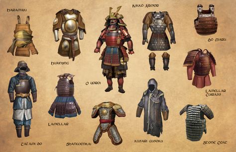 EN World RPG News & Reviews - Brigandine, Lamellar, and Aventails... Oh My! Eastern Armor, Asian Armor, Brigandine Armor, Lamellar Armor, Samurai Armor, Historical Armor, Medieval Armor, Dungeons And Dragons Homebrew, Fantasy Games