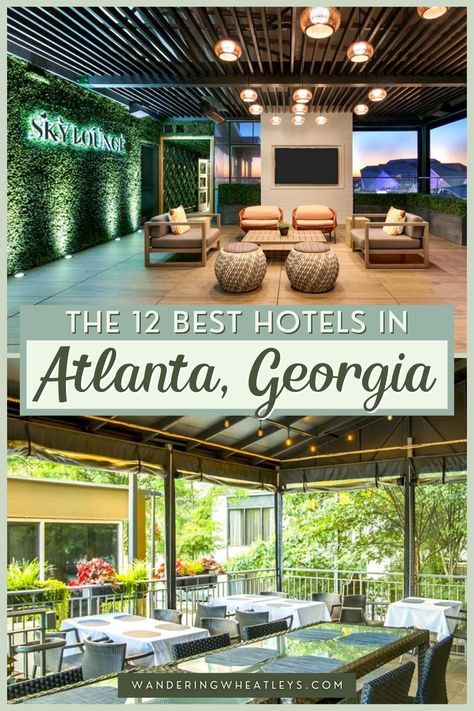 Atlanta Hotels Luxury, Where To Stay In Atlanta Georgia, Weekend In Atlanta Georgia, Atlanta Itinerary, Atlanta Vacation, Atlanta Trip, Weekend In Atlanta, Georgia Travel Guide, Atlanta Midtown