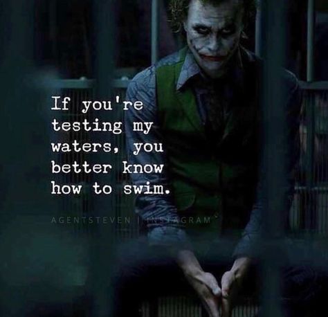 Quotes About Moving On From Love, Dark Knight Joker, Harley Quinn Quotes, Quotes About Moving, Villain Quote, Inspirerende Ord, Dc Memes, Humor Quotes, Warrior Quotes