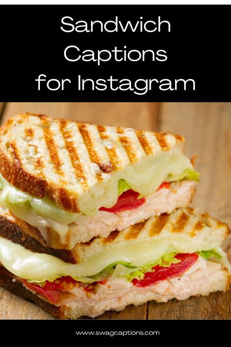 Need a perfect caption for your delicious sandwich pictures on Instagram? Check out our collection of mouth-watering sandwich captions now! #SandwichLove #FoodieLife #InstaSandwich #SandwichGram #YummyBites #SandwichPerfection #DeliciousEats #FoodPhotography #NomNomNom #SatisfyingCravings #TastyTreats #BreadAndFillings #FoodieFavorites #SavorTheFlavor #SammieGoals Sandwich Captions Instagram, Sandwich Quotes, Sandwiches Quote, Business Captions, Sandwich Pictures, Dinner Quotes, Of Captions, Tofu Sandwich, Caprese Sandwich