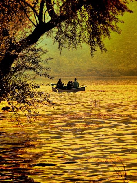 'Autumn and Golden Lake' by Mustafa ILHAN on 500px #Uluabat_Lake #Turkey Golden Lake, Picture Places, Mellow Yellow, Beautiful Photography, Beautiful World, Wonders Of The World, Beautiful Nature, Fall Colors, Places To Travel