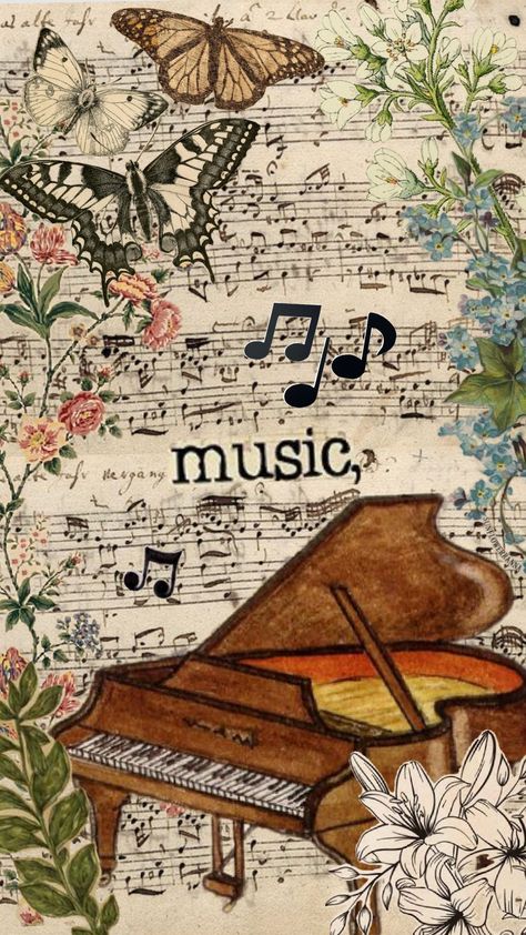 Old Music Sheets Aesthetic, Old Sheet Music Aesthetic, Christmas Music Background, Music Aesthetic Notes, Aesthetic Piano Wallpaper, Piano Notes Aesthetic, Piano Aesthetic Vintage, Musical Notes Aesthetic, Aesthetic Sheet Music