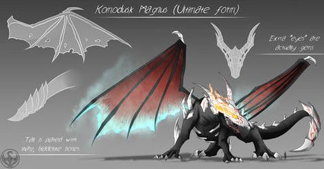 RWBY - Komodusk Magnus by Batomys2731 Rwby Grimm, Beast Creature, Fantasy Beasts, Kaiju Monsters, Monster Concept Art, Creature Drawings, Fantasy Monster, Fantasy Creatures Art, Komodo