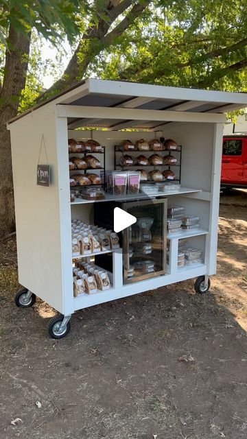 Casey Lynn’s Kitchen on Instagram: "The Roadside Bakery cart is NOW OPEN! TIL sold out!  716 S Forewood Dr in Ark City!" Roadside Bakery Stand, Roadside Farm Stand Ideas, Bakery Cart, Bakery Stand, Farm Stand, Now Open, On Instagram, Quick Saves, Instagram