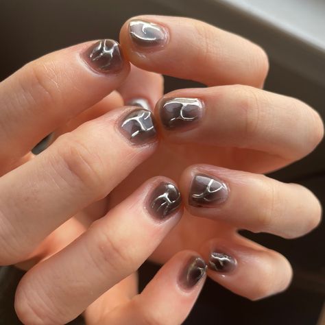 Chrome Fingernails, Chrome Nails Designs Men, Guy Chrome Nails, Chrome Mens Nails, Silver Chrome Nails Men, Male Chrome Nails, Men’s Chrome Nails, Aura Nails Men, Chrome Nails Men