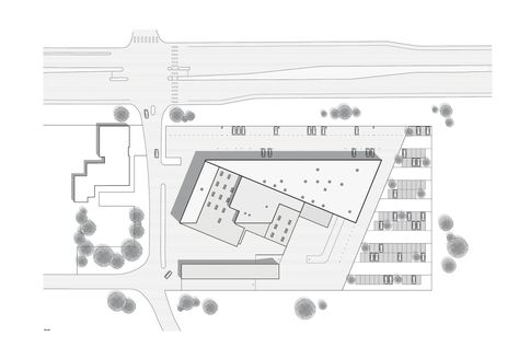 Automotive Showroom in Herning / KRADS Car Dealership Design, Car Showroom Architecture, Automotive Showroom, Car Showroom Design, Architects Desk, Fashion Showroom, Architecture Books, Site Plans, Landscape Architecture Design