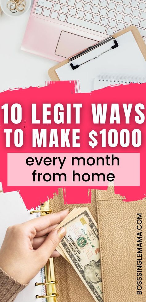 10 ways to make extra money from home every single month! Are you looking for some easy and high paying side hustles you can do from home? Try these easy side hustle ideas to make $1000 a month or more! #makemoney #makemoneyfromhome #makemoneyonline #sidehustles Ways To Make Extra Money, Side Hustle Ideas, Online Teachers, Make Extra Money, Easy Sides, Side Gigs, Sponsored Posts, Educational Printables, Earn Extra Money