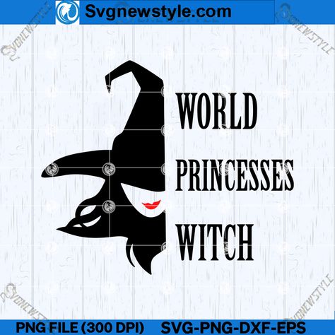 Wicked Svg, Witch Hat Svg, Halloween Witchcraft, Witchcraft Art, Witch Silhouette, Art Witch, Spooky Witch, Witch Svg, Witch Design