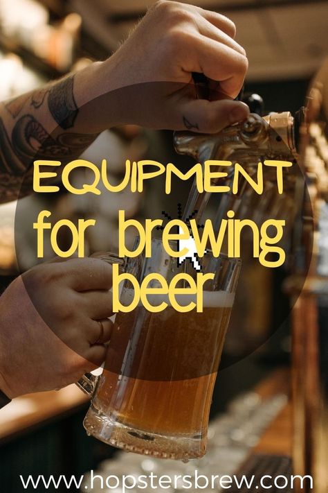 Drink Making, Making Beer, Beer Brewing Equipment, Homemade Alcohol, Home Brewing Equipment, Homebrew Recipes, Moonshine Recipes, Beer Making, Brewing Beer