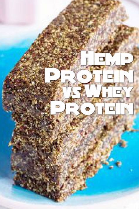 We know there are loads of proteins on the market, but did you know that hemp protein is increasingly growing in popularity? In this article we will be comparing hemp protein vs whey protein to see how the benefits stack up. It doesn’t have the “properties” of the type of hemp you may be thinking of – the protein is actually extracted from the husked seeds of the plant, so, no, it won’t make you high! Homemade Protein Bars Healthy, Whey Protein Benefits, Protein Benefits, Healthy Protein Bars, Hemp Milk, Protein Bars Homemade, Hemp Protein, Hemp Seed, Pinterest Recipes