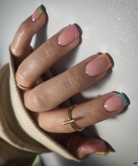 Funky French Tip Nails, Funky Summer Nails, Magenta Nails, Popular Nail Colors, 2024 Nails, Airbrush Nails, Pink French, French Nail Designs, Dry Nails