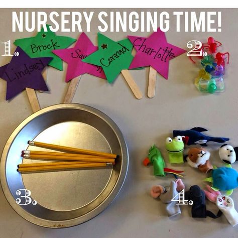 Lds Nursery Singing Time, Nursery Ideas Lds, Nursery Singing Time, Lds Nursery, Lds Primary Singing Time, Toddler Nursery, Learn Singing, Church Songs, Primary Chorister