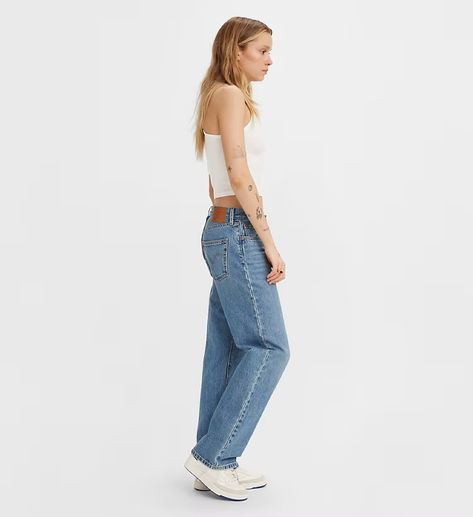 501® ‘90s Original Women's Jeans - Medium Wash | Levi's® US Levi 501s, Mad Love, Only Jeans, 90s Jeans, Tall Jeans, Levi’s 501, Denim Branding, Half Zip Pullover, Back In The Day