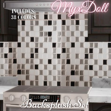 Backsplash Sims 4 Cc, Sims 4 Backsplash, Sims 4 Backsplash Cc, Urban Cc Finds, Sims 4 Beds, Furniture Cc, Sims 4 Kitchen, Sims 4 Tsr, Sims 4 Traits