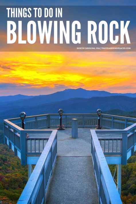 Looking for things to do in Blowing Rock? Discover the best attractions, activities, places to visit, & fun things to do in Blowing Rock in this travel guide. Start planning your itinerary now! #northcarolinatravel #usatravel #usaroadtrip #ustraveldestinations Things To Do In Blowing Rock Nc, Blowing Rock North Carolina, Blowing Rock Nc, Burney Falls, Grandfather Mountain, Blowing Rock, North Carolina Travel, Memorial Park, Us Travel Destinations